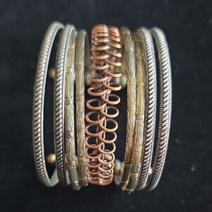 Premier Designs Mixed Metal Bracelet Set